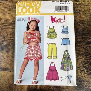 Simplicity Girls Dress Pants Top Skirt  Vintage 2003 Uncut Pattern Sz 3-8 #6260